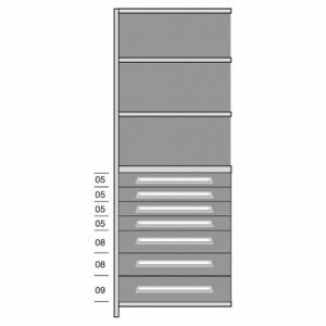 LYON DDJ115026A Shelf, 36 Inch x 24 Inch Size, 84 Inch Height, 5 Shelves, 800 Lb Load Capacity Per Shelf | CR9YWM 55XM38