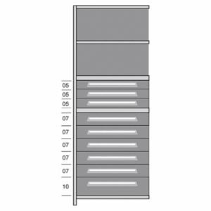 LYON DDJ115035A Shelf, 36 Inch x 18 Inch Size, 84 Inch Height, 5 Shelves, 850 Lb Load Capacity Per Shelf | CR9YWB 55XM39
