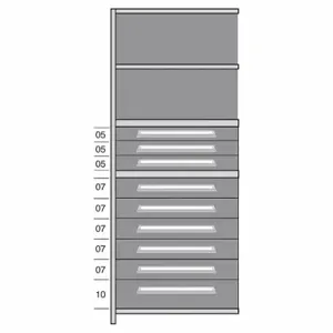 LYON DDJ115036A Shelf, 36 Inch x 24 Inch Size, 84 Inch Height, 5 Shelves, 800 Lb Load Capacity Per Shelf | CR9YWT 55XM40