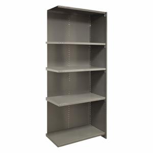 LYON DDJDP3059 Metal Shelving, 36 x 18 Inch Size, 85 Inch Overall Ht, 5 Shelves | CR9YLF 55XH17