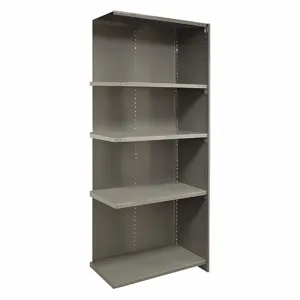 LYON DDJDP3160 Metal Shelving, 48 Inch x 24 in, 85 Inch Overall Ht, 5 Shelves | CR9YKJ 55XH25