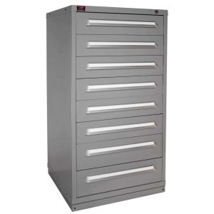 LYON DDM6830301014IL Modular Drawer Cabinet With 8 Drawer, Size 30 x 28-1/4 x 59-1/4 Inch, Gray | CE8ADZ