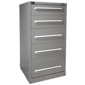 LYON DDM6830301017IL Modular Drawer Cabinet With 5 Drawer, Size 30 x 28-1/4 x 59-1/4 Inch, Gray | CE8AEB