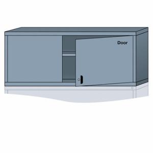 LYON DDN27603010550L Modular Shelf Cabinet, 59 3/4 Inch Size x 28 1/4 Inch Size x 25 in, 2 Fixed Shelves, Frame | CR9YBY 55XL84