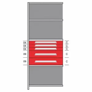 LYON DHJ115016A Shelf, 36 Inch x 24 Inch Size, 84 Inch Height, 5 Shelves, 500 Lb Load Capacity Per Shelf | CR9YWG 55XM52