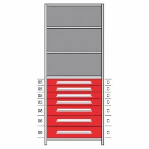 LYON DHJ115026 Shelf, 36 Inch x 24 Inch Size, 84 Inch Height, 5 Shelves, 500 Lb Load Capacity Per Shelf | CR9YWD 55XM46