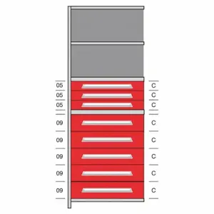 LYON DHJ115035A Shelf, 36 Inch x 18 Inch Size, 84 Inch Height, 5 Shelves, 500 Lb Load Capacity Per Shelf | CR9YVP 55XM55