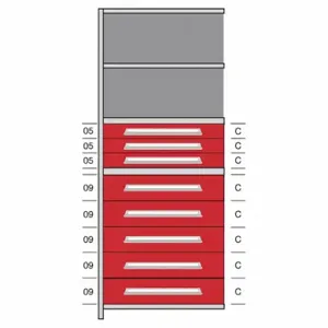 LYON DHJ115036A Shelf, 36 Inch x 24 Inch Size, 84 Inch Height, 5 Shelves, 500 Lb Load Capacity Per Shelf | CR9YWE 55XM56