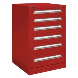 LYON HHM4930301008IL Modular Drawer Cabinet, 30 Inch Size x 28 1/4 Inch Size x 44 1/4 in, 6 Drawers, Red | CR9YLP 55XL69