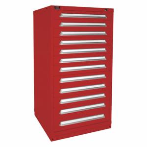 LYON HHM6830301005IL Modular Drawer Cabinet, 30 Inch Size x 28 1/4 Inch Size x 59 1/4 in, 12 Drawers, Red | CR9YLZ 55XL68