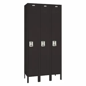 LYON KKC50123 Wardrobe Locker, 36 Inch x 15 Inch x 66 Inch, Louvered, 1 Tiers, 3 Units Wide | CR9ZJM 55XY51