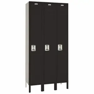 LYON KKC50923SU Wardrobe Locker, 54 Inch x 18 Inch x 78 Inch, Louvered, 1 Tiers, 3 Units Wide | CR9ZHH 55XY77