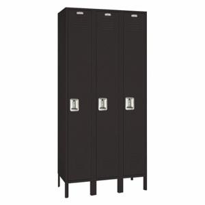LYON KKC50123SU Wardrobe Locker, 36 Inch x 15 Inch x 66 Inch, Louvered, 1 Tiers, 3 Units Wide | CR9ZFD 55XY53