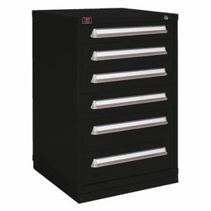 LYON KKM4930301008IL Modular Drawer Cabinet, 30 Inch Size x 28 1/4 Inch Size x 44 1/4 in, 6 Drawers, Black | CR9YLL 55XL59