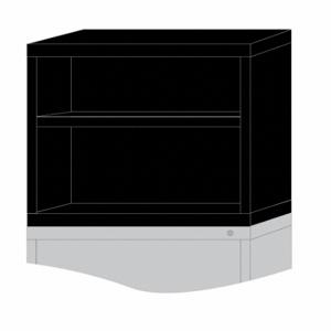 LYON KKN27303010500N Modular Shelf Cabinet, 30 Inch Size x 28 1/4 Inch Size x 25 in, 2 Fixed Shelves, Frame | CR9YAN 55XL89