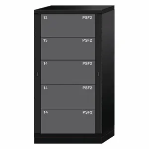 LYON KKN6830300WPNI Gear Locker, 59-1/4 Inch Overall Height, Black | CF2BUY 55YC44