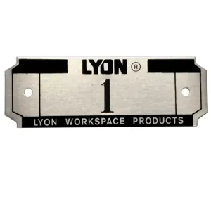 LYON NF5829 Locker Number Plate | CE8ACL