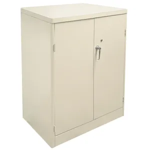 LYON PP1045 Counter Height Cabinet, Assembled, Size 36 x 24 x 42 Inch, Steel, Putty | CE8ADL