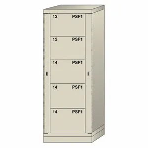 LYON PPN6822300WPNI Gear Locker, 59-1/4 Inch Overall Height, Beige | CF2BVC 55YC50