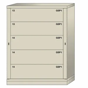 LYON PPN6845300WPNI Gear Locker, 59-1/4 Inch Overall Height, Beige | CF2BVA 55YC48