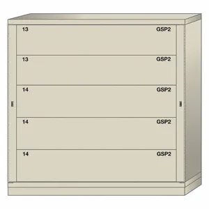 LYON PPN6860300WPNI Gear Locker, 59-1/4 Inch Overall Height, Beige | CF2BVB 55YC49