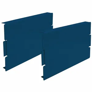 LYON X65804 Snap Inch Place Locker Base Panel, 6 Inch Size, End, 2 Bases/Pedestal, Steel | CR9YTA 795G04