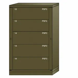 LYON XJN6836300WPNI Gear Locker, 59-1/4 Inch Overall Height, Green | CF2BUN 55YC59