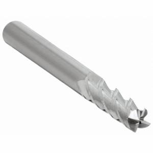 M A FORD 11112501 Square End Mill, Center Cutting, 4 Flutes, 1/8 Inch Milling Dia, 1/2 Inch Length Of Cut | CT2AWY 52ZG14
