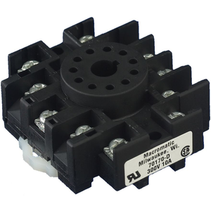 MACROMATIC 70170-D Relay Socket, Octal, 11 Pin, 10A, 300V | CD3ZJB