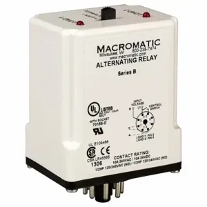 MACROMATIC ARP024A6R-G Alternating Relay, 24VAC/Dc, 8 Pin, Spdt | CV4KTX 803F15