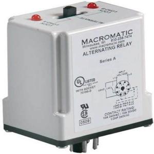 MACROMATIC ARP024A6R Alternating Relay SPDT, 24V AC/DC, 10A | CD4YEY