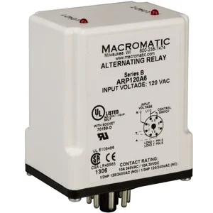 MACROMATIC ARP240A6 Alternating Relay SPDT, 240VAC, 10A | CD6XMF