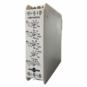 MACROMATIC CMD10AD2U-G Multi-Function Current Relay, Din-Rail Mounted, 10 A Current Rating, 24 To 240V Ac/Dc | CR9ZKX 803F35