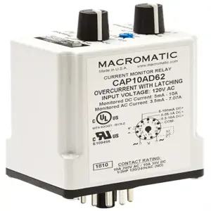 MACROMATIC COKP01A68 AC Current Sensor, Indicator Style LED, -40 to 85 Deg C, 5VA | CD6ZRN