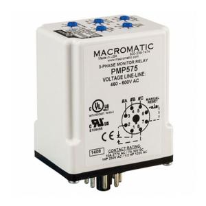 MACROMATIC PMP575 Voltage Sensing Relay, 460-600VAC, 10A | CD6XND