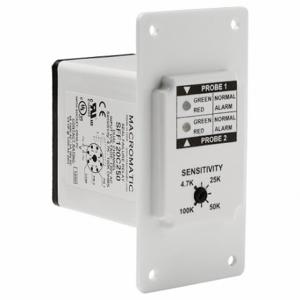 MACROMATIC SFF120C250-G Seal Leak Relay, Panel Door Mounted, 5 A Current Rating, 120V AC, Dual Channel Channels | CR9ZKY 803F22