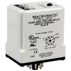 MACROMATIC SFP120C250 Pump Seal Failure Relay, 3VA, Indicator Style LED, -40 to 85 Deg C | CD6FRF