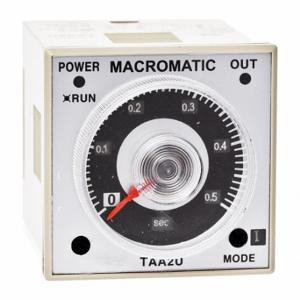 MACROMATIC TAA2U-G Time Delay Relay, Socket Mounted, 100 to 240V DC/24 to 240VAC, 5 A, 11 Pins/Terminals | CR9ZLE 803F32