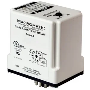 MACROMATIC TCP1G100 Pump Seal Failure Relay, 3VA, Indicator Style LED, -40 to 85 Deg C | CD6FRK