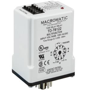 MACROMATIC TD-78121 Time Delay Relay, 240VAC, 10A | CD4YLF