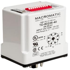 MACROMATIC TD-82222-40 Time Delay Relay, 120V AC/DC, 10A | CD4YZW