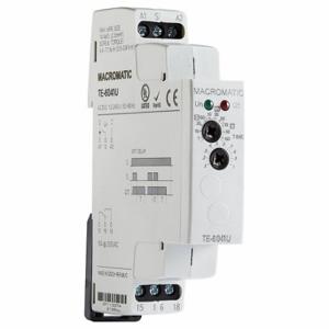 MACROMATIC TE-6041U Time Delay Relay, DIN-Rail Mounted, 12 to 240VAC/DC, 10 A, 6 Pins/Terminals, Star-Delta | CR9ZLD 803F34