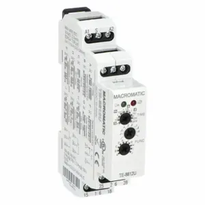 MACROMATIC TE-8812U Timer Relay, 10 Day, 8 Pin, 16A, 12/240V AC/DC | AF7YUJ 23NV43