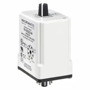 MACROMATIC TR-50222-04 Timer Relay, 5 Sec, 8 Pin, 10A, 120V AC/DC | AB7KJV 23NU78