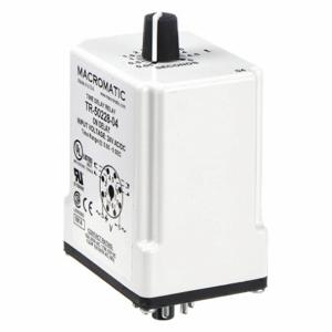 MACROMATIC TR-50228-04 Timer Relay, 5 Sec, 8 Pin, 10A, 24V AC/DC | AF7YTB 23NU85