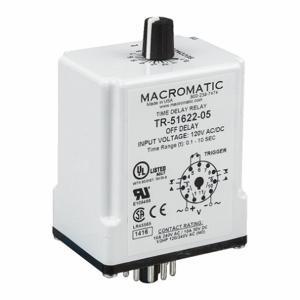 MACROMATIC TR-51628-12 Timer Relay, 300 Sec, 11 Pin, 10A, 24V AC/DC | AF7YTV 23NV11