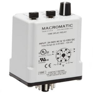 MACROMATIC TR-6816U Time Delay Relay, 24-240VAC, 10A | CD6EJX