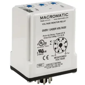 MACROMATIC VAKP480A Voltage Sensing Relay, 30VA, Indicator Style LED, -40 to 85 Deg C | CD6ZXN