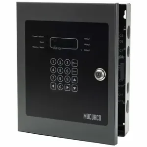 MACURCO DVP-120B Gas Detection Control Panel, 99 Inputs, 6 Outputs, 0.25A, BACnet MS/TP/10A, 24 VDC | CR9ZLR 786VH2