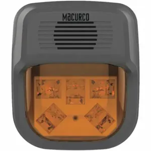 MACURCO HS-A Horn Strobe Alarm, 4 3/4 Inch Length | CR9ZMH 443V41